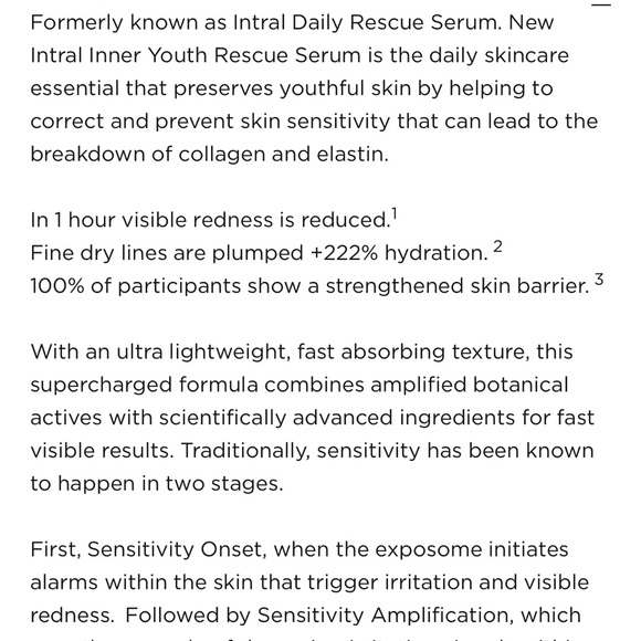 $8❤️‍🔥 DARPHIN Paris Intral Inner Youth Rescue Serum 🪞 NEW IN BOX - Picture 8 of 10